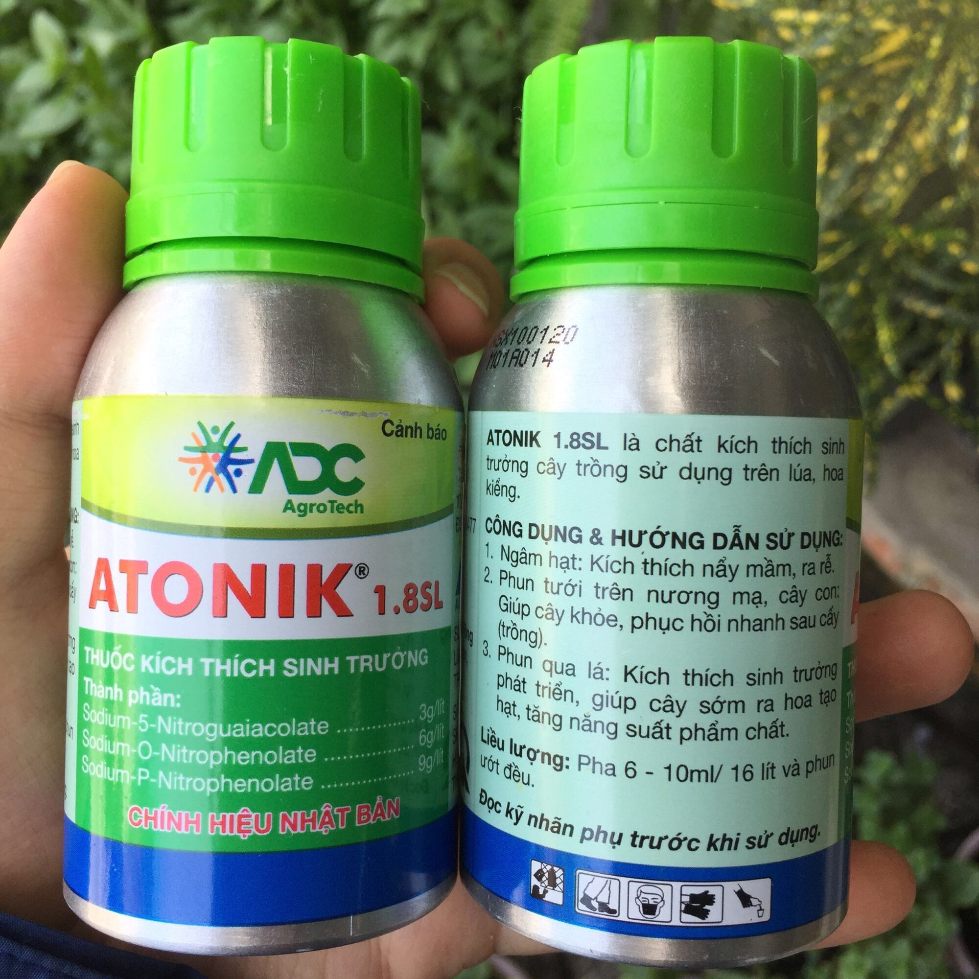 Atonik 1.8sl chai 100ml - kích mầm hạt giống