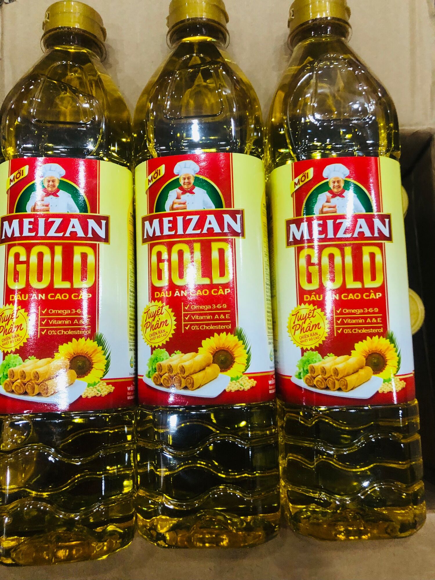 Dầu ăn cao cấp mezan gold 1lit - ( omega 3.6.9 ,vitamin a. e , 0% cholesterol