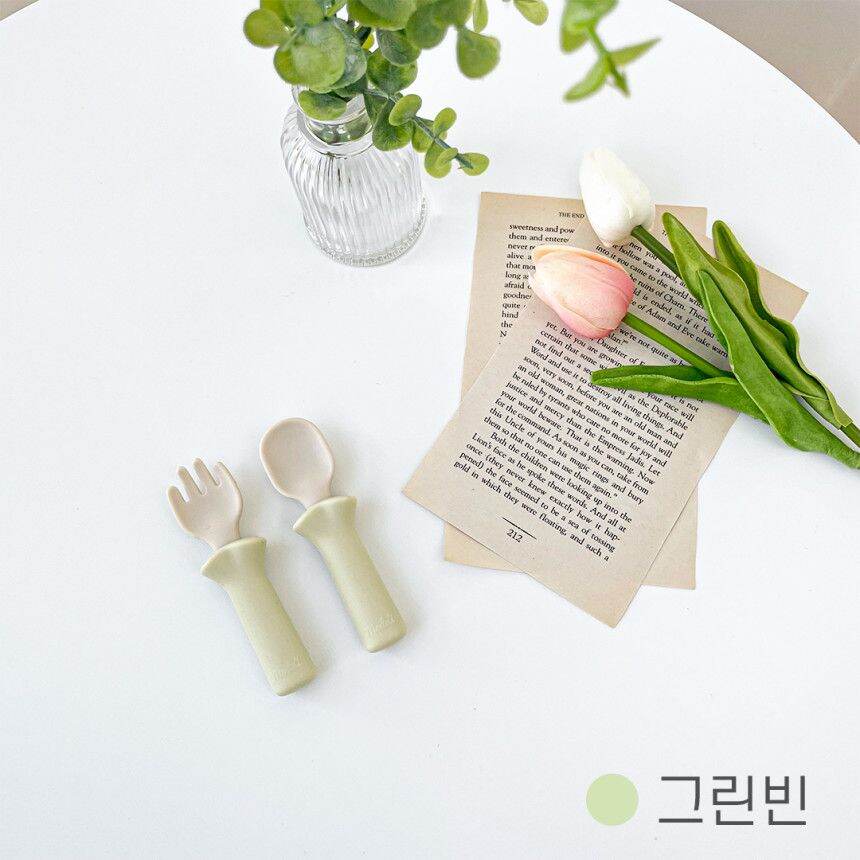 SET THÌA DĨA ĂN DẶM BLUEMAMA CHO BÉ