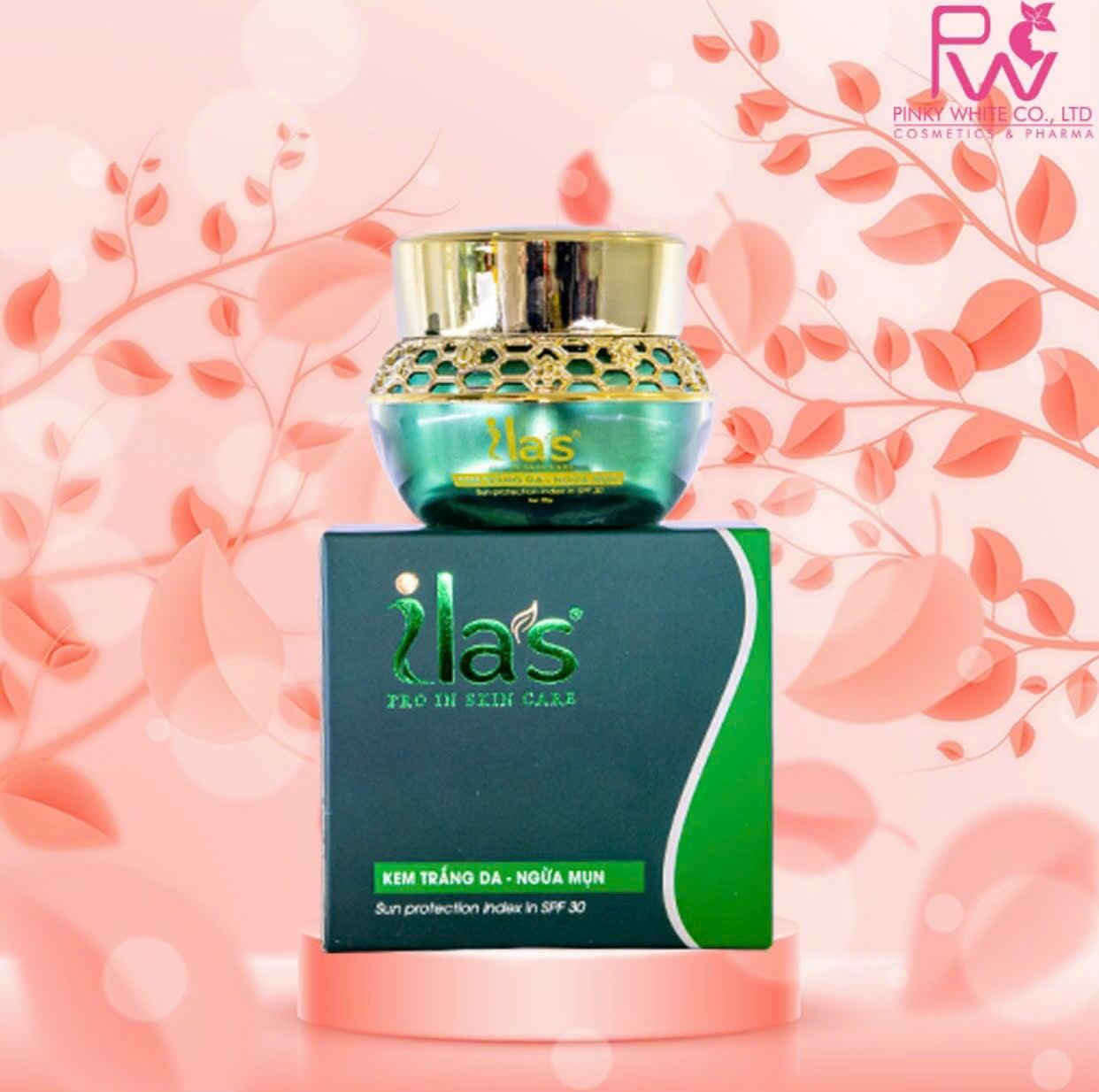Kem ilas giảm mụn thâm ,trắng da _ kem ilas ,20gram