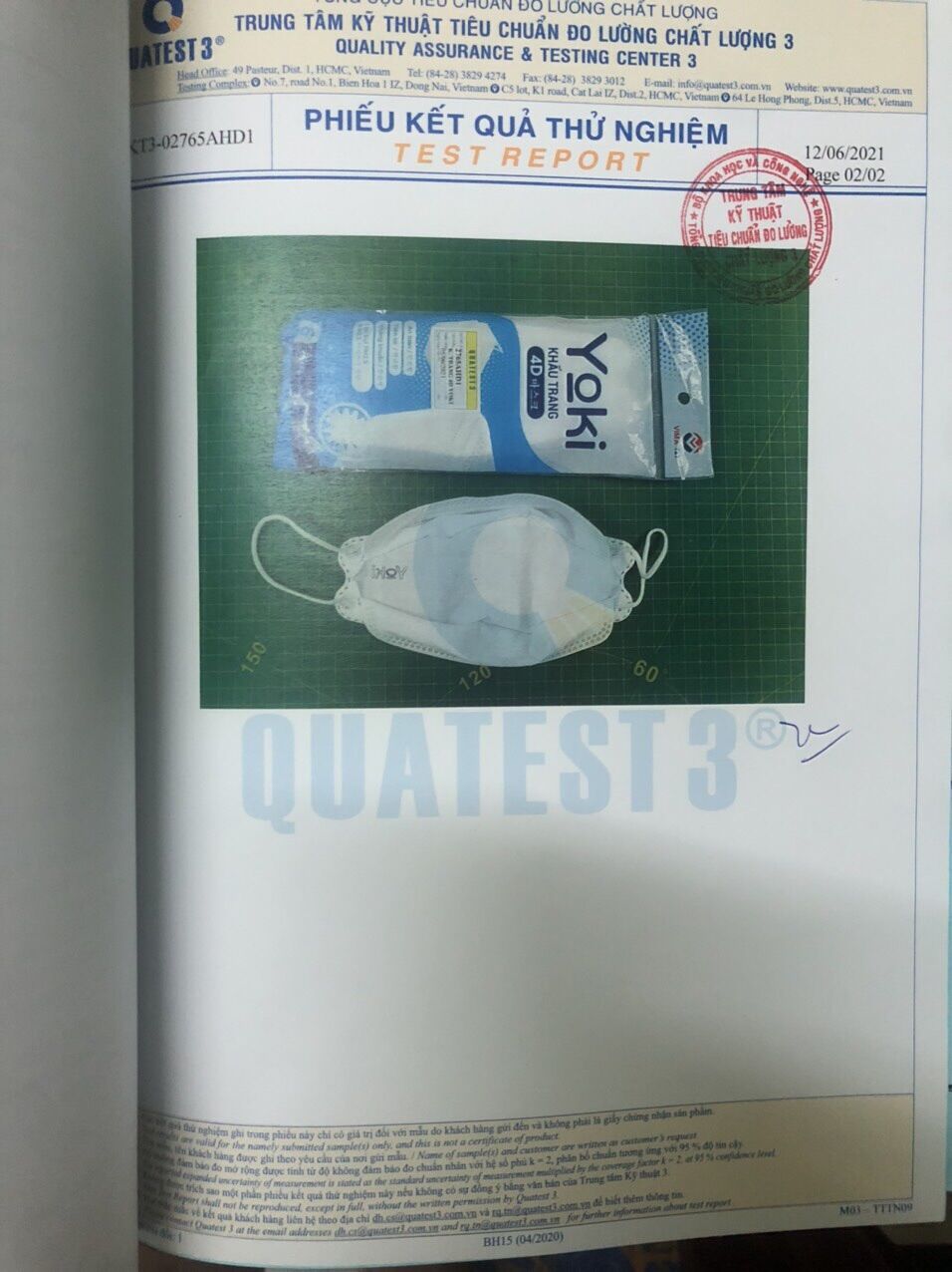 Combo 15 bịch (150 cái khẩu trang) Yoki kháng khuẩn giá sỉ
