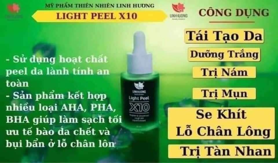 Thay Da Sinh Học Peel X10 Linh Hương