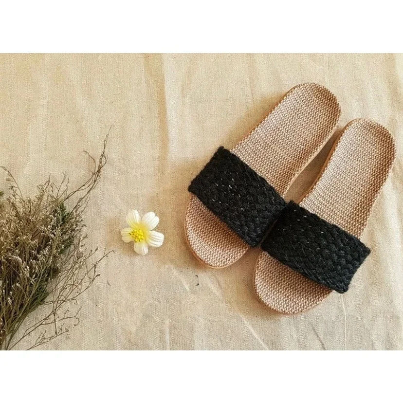 [HCM]Dép cói quai ngang trơn bảng to(Nữ)