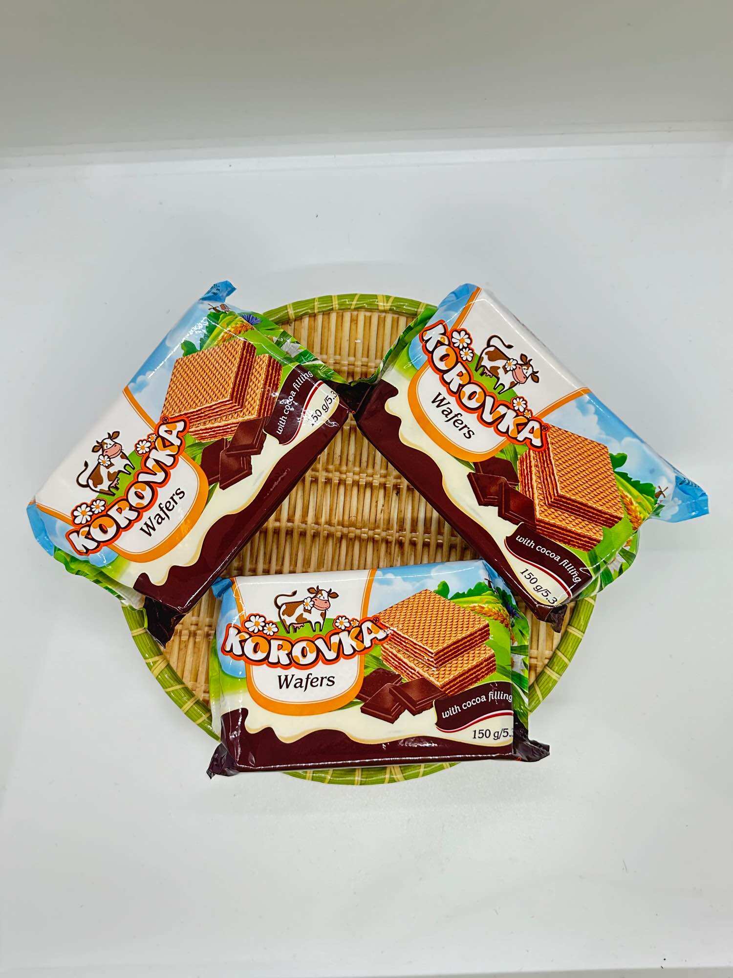 Bánh xốp Nga chú bò KOP 150g vị socola
