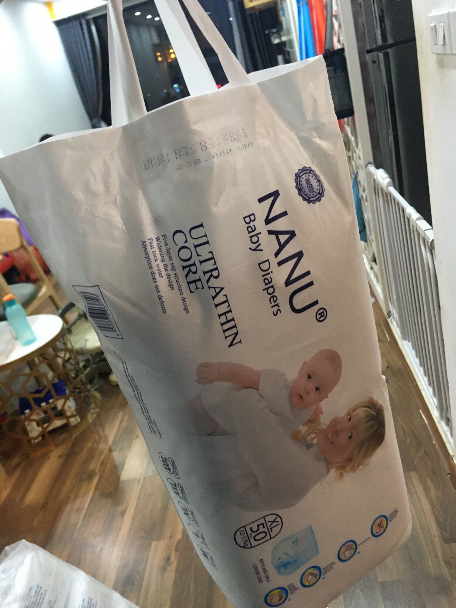 Bỉm quần Nanu size L 50 miếng Kobinanu