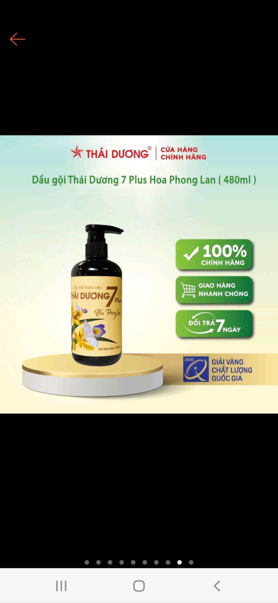 [HCM][SALE] Dầu Gội Dược Liệu Thái Dương 7 Plus 480ml - Giúp làm sạch sâu hiệu quả hỗ trợ phục hồi chân tóc và da đầu bị hư tổn