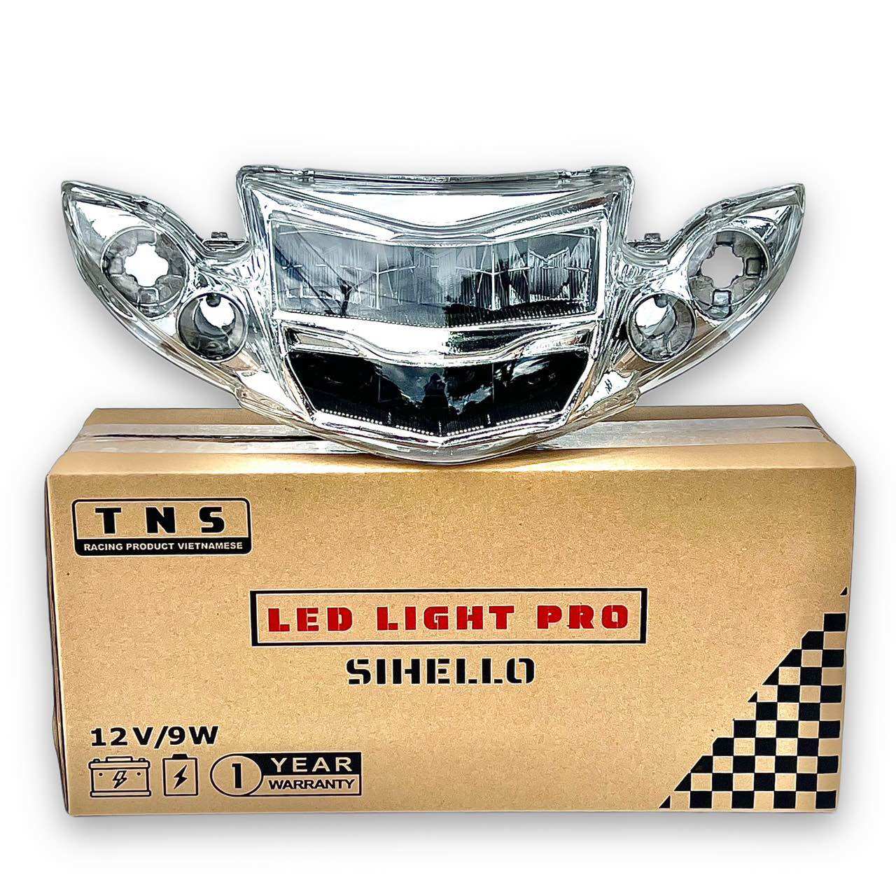 Pha đèn 2 tầng sirius - Led Light Pro sihello [Tặng demi]