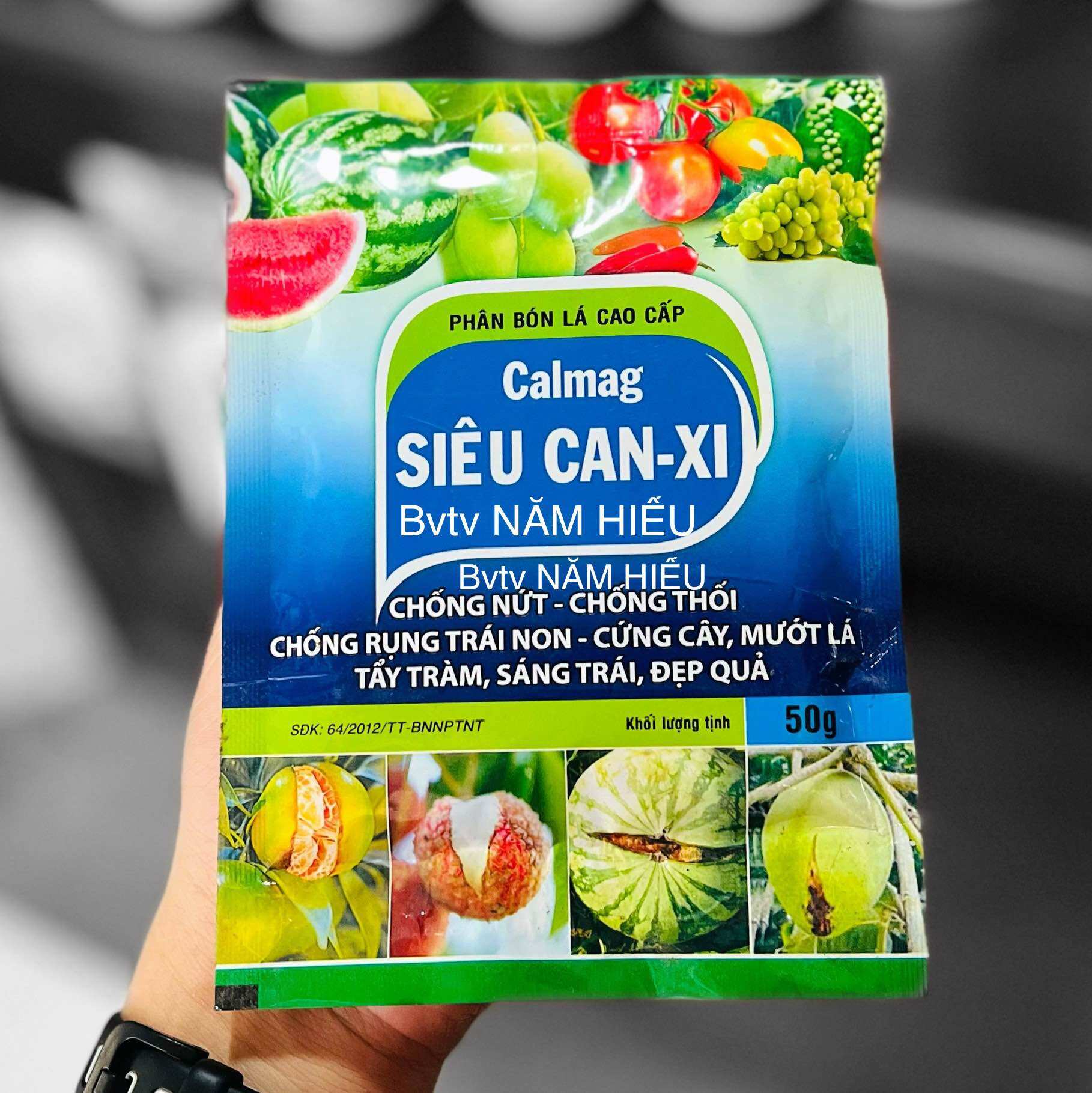 Phân bón lá Calmag Siêu Canxi - Gói 50g - Chống nứt, thối, rụng trái atonik comcat