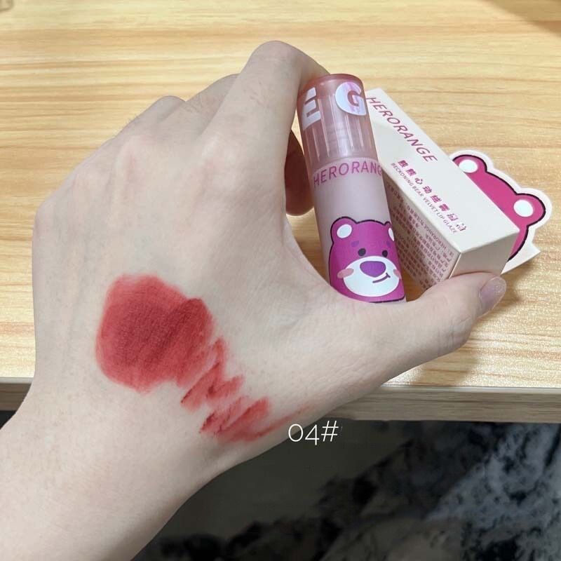 SON HERORANGE GẤU HỒNG CUTE