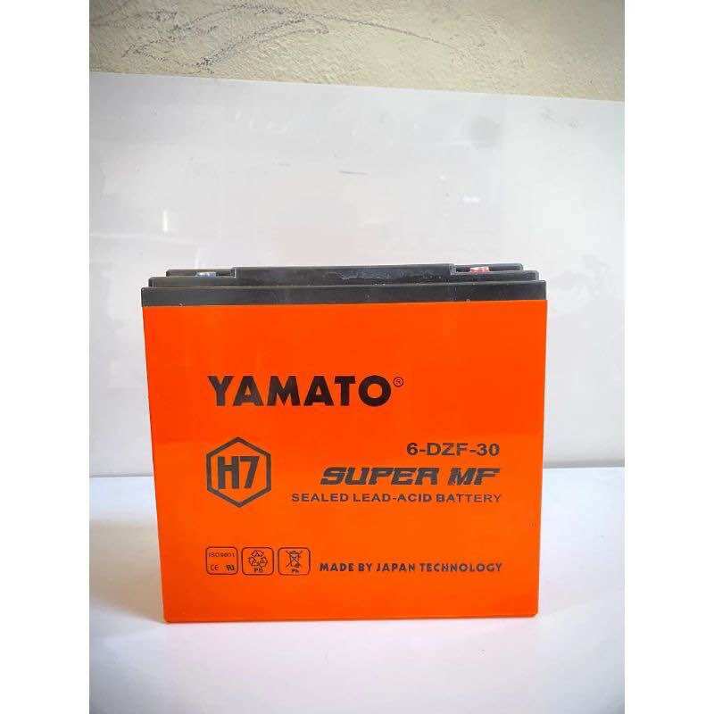 Bộ bình acquy xe điện yamato h7 12v 30ah chính hãng, bảo hành 12 của nhà máy