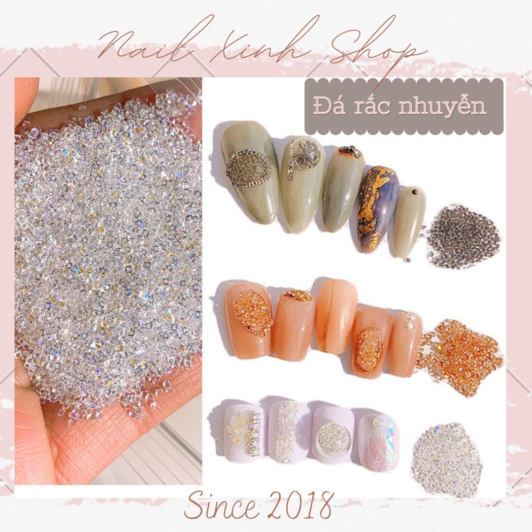 Đá rắc nail , trang trí móng siêu sáng