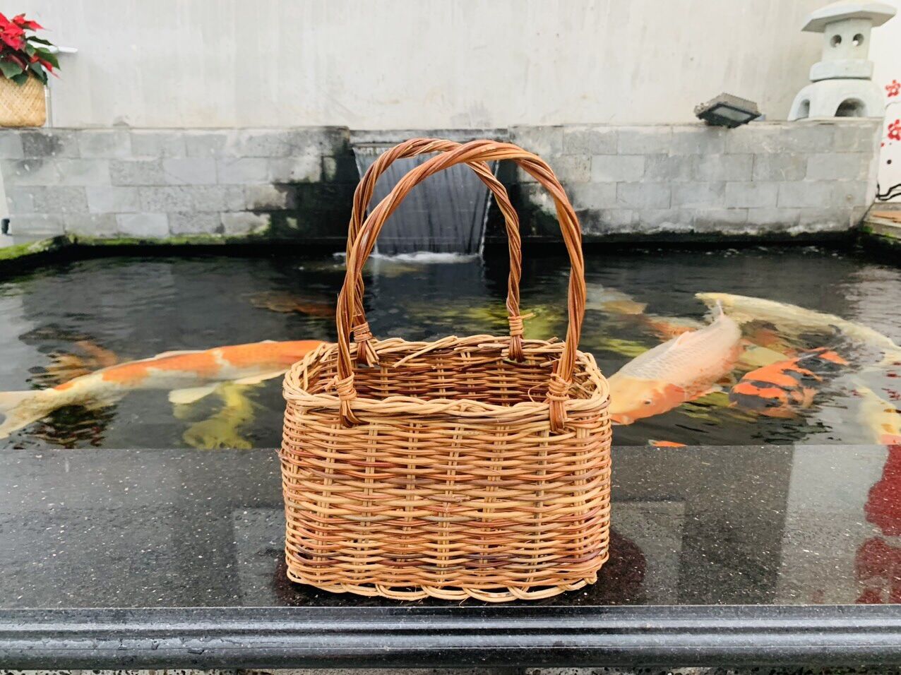 Giỏ hoa quả đáy ovan