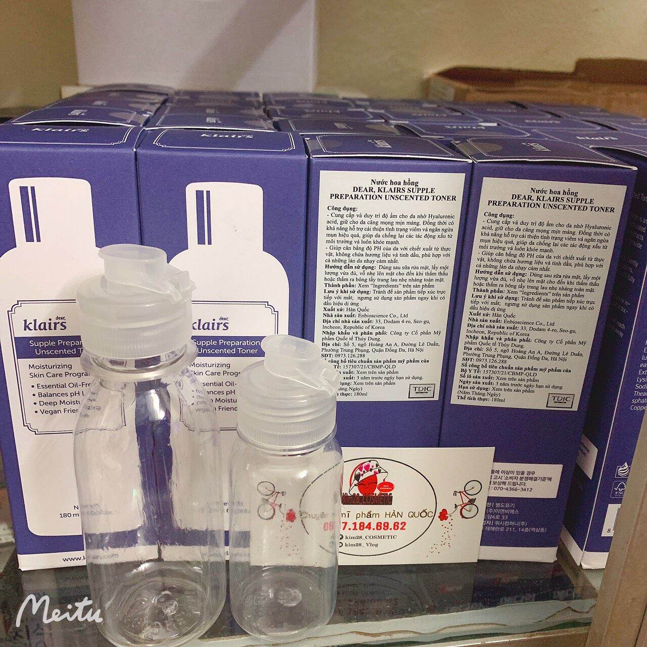 Nước hoa hồng Dear Klairs Supple Preparation Unscented Toner không mùi, dưỡng ẩm phục hồi cho da nhạy cảm và da đang treatment