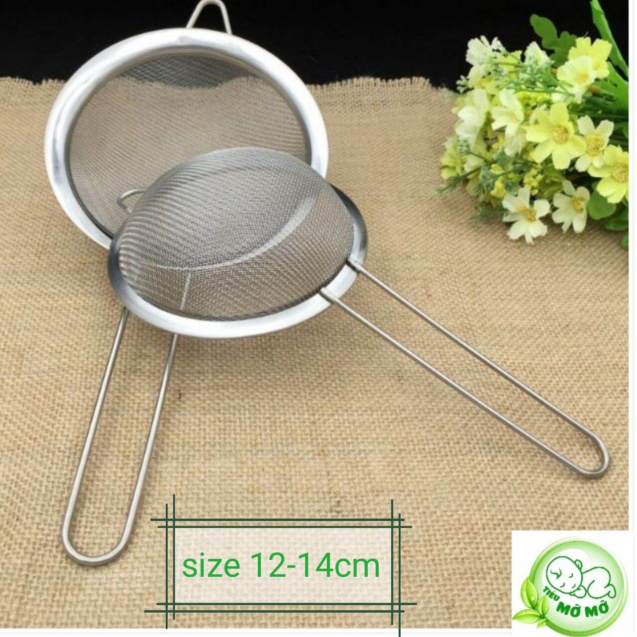 Rây Lọc Cháo bột sữa inox Siêu Mịn ( size 12 - 14)