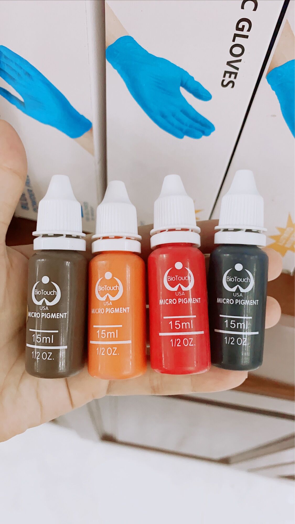 Mực tập Bio trên da giả...