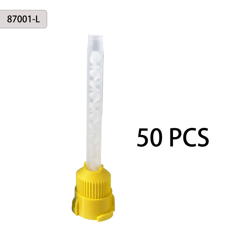 50/100pcs dùng một lần nha khoa ấn tượng pha trộn mẹo vàng 1:1 intraoral tip cho ấn tượng chất liệu vòi phun trộn ống
