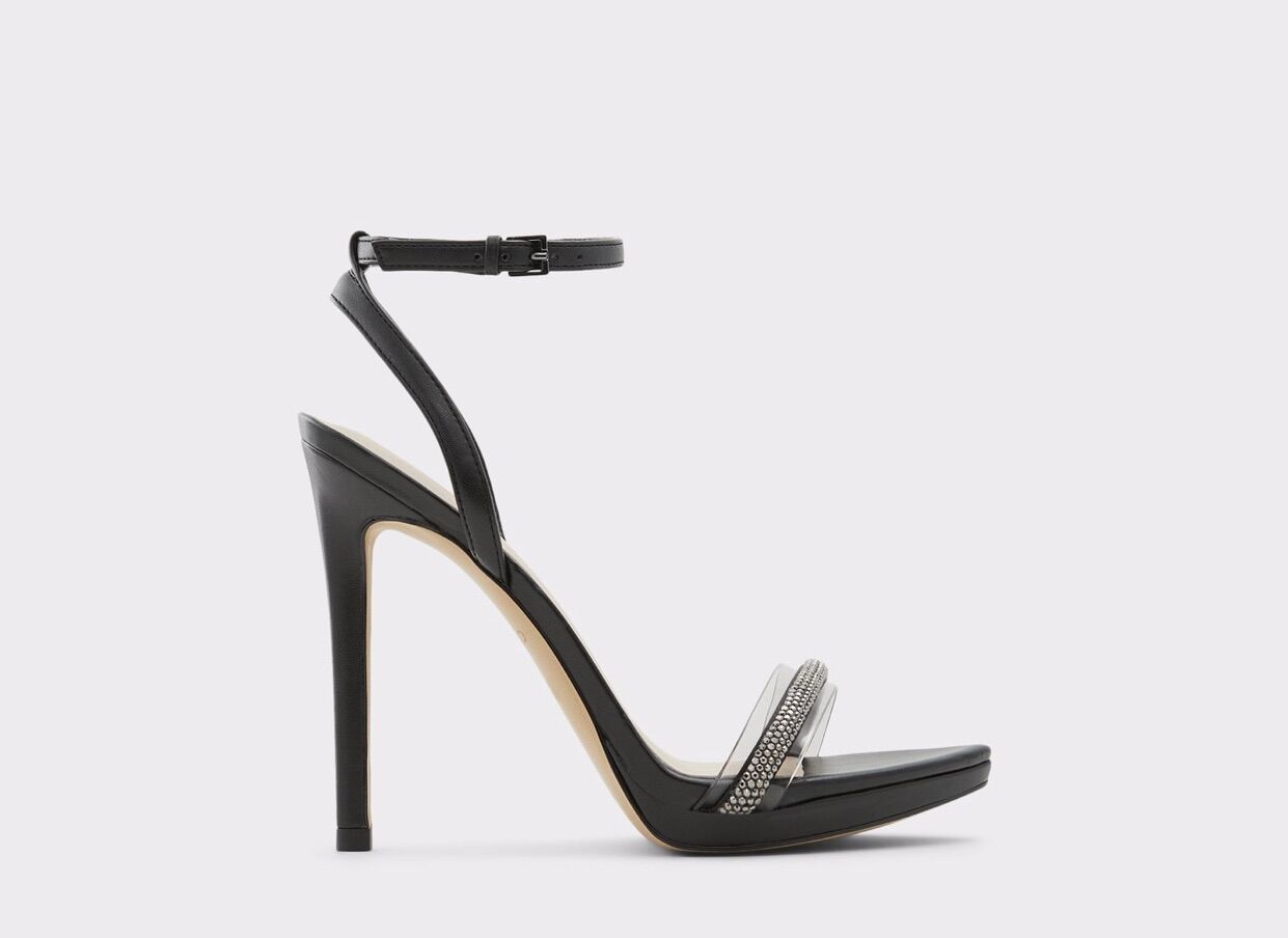 Sandal Aldo chuẩn xuất, màu đen thời thượng, mẫu on web
