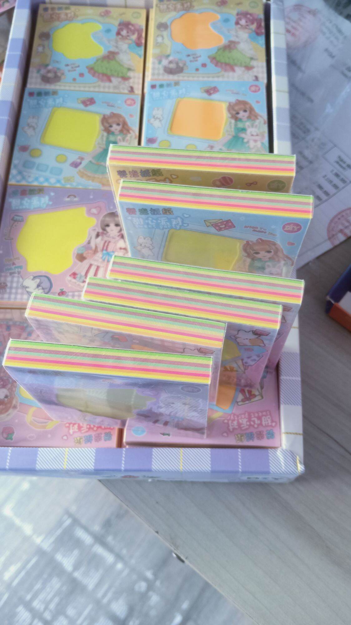 [HCM]Combo 6 xấp 1200 tờ Giấy xếp hạc khổ 75cm x75cm.Giấy thơm.