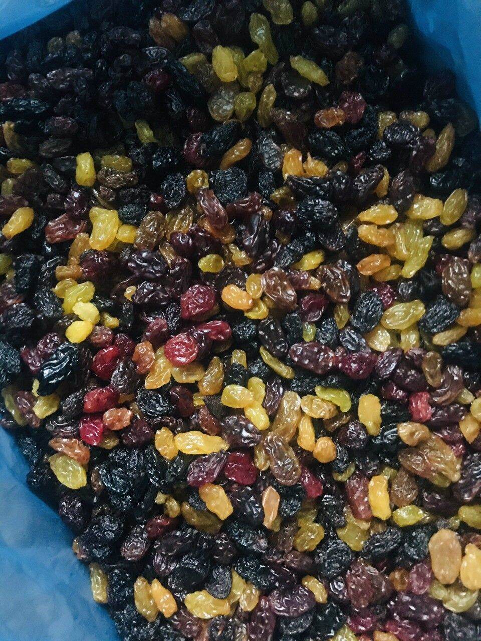 200g Nho khô Chile mix 3 màu (thập cẩm rất ngon, trang trí bánh đẹp)