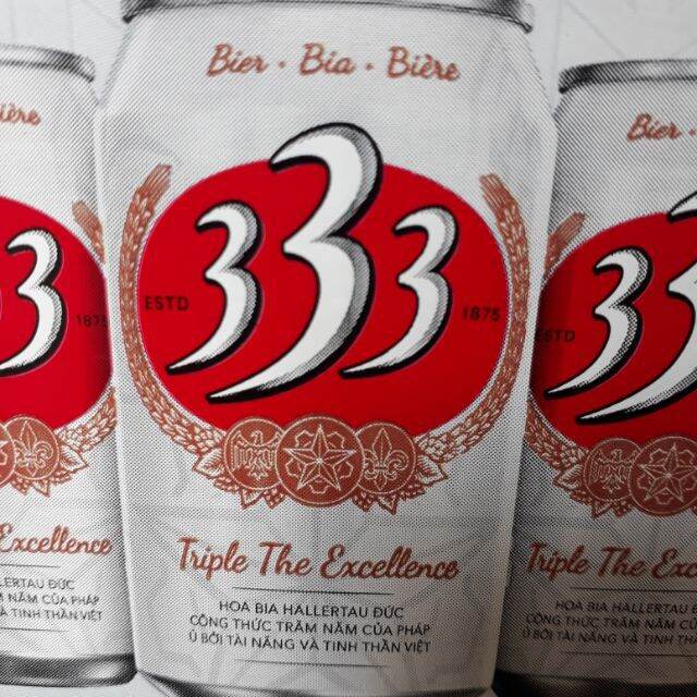 Thùng 24lon bia 333