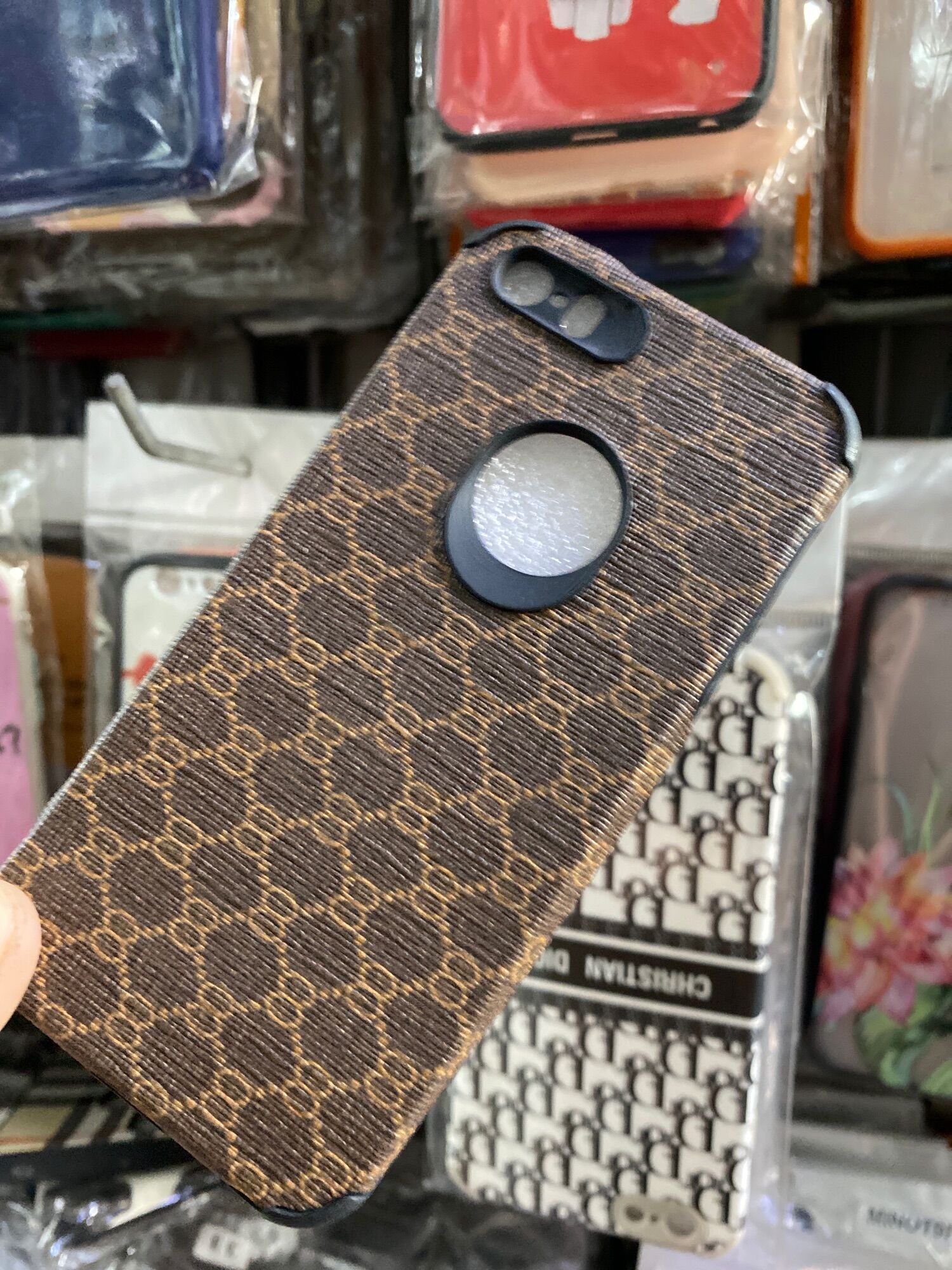 iPhone 5/5S  Ốp lưng dẻo giả da cực đẹp