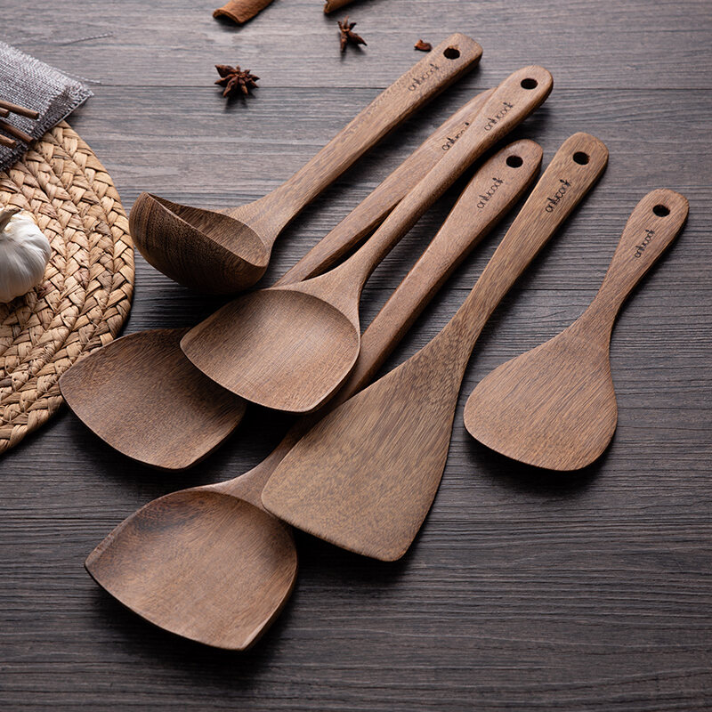 Xẻng gỗ onlycook xẻng nấu ăn gỗ cánh gà xẻng gỗ xẻng nấu ăn chuyên dụng chảo chống dính gỗ gia dụng thìa gỗ