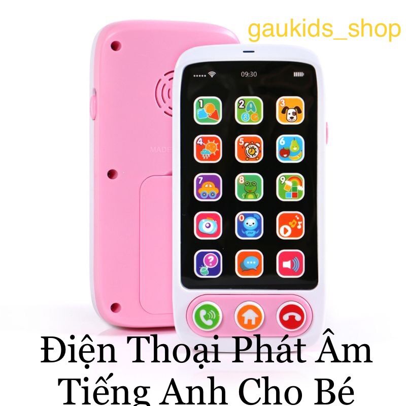 Điện Thoại Đồ Chơi Thông Minh Cho Bé, chất liệu nhựa an toàn,nhiều nội dung, âm thanh cho bé