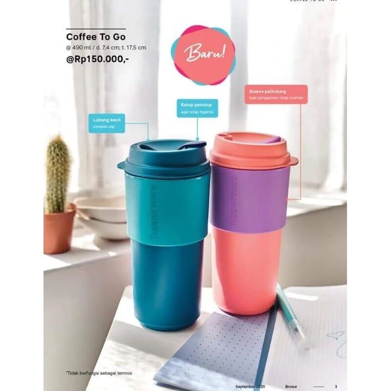[HCM]Ly coffee to go của Tupperware