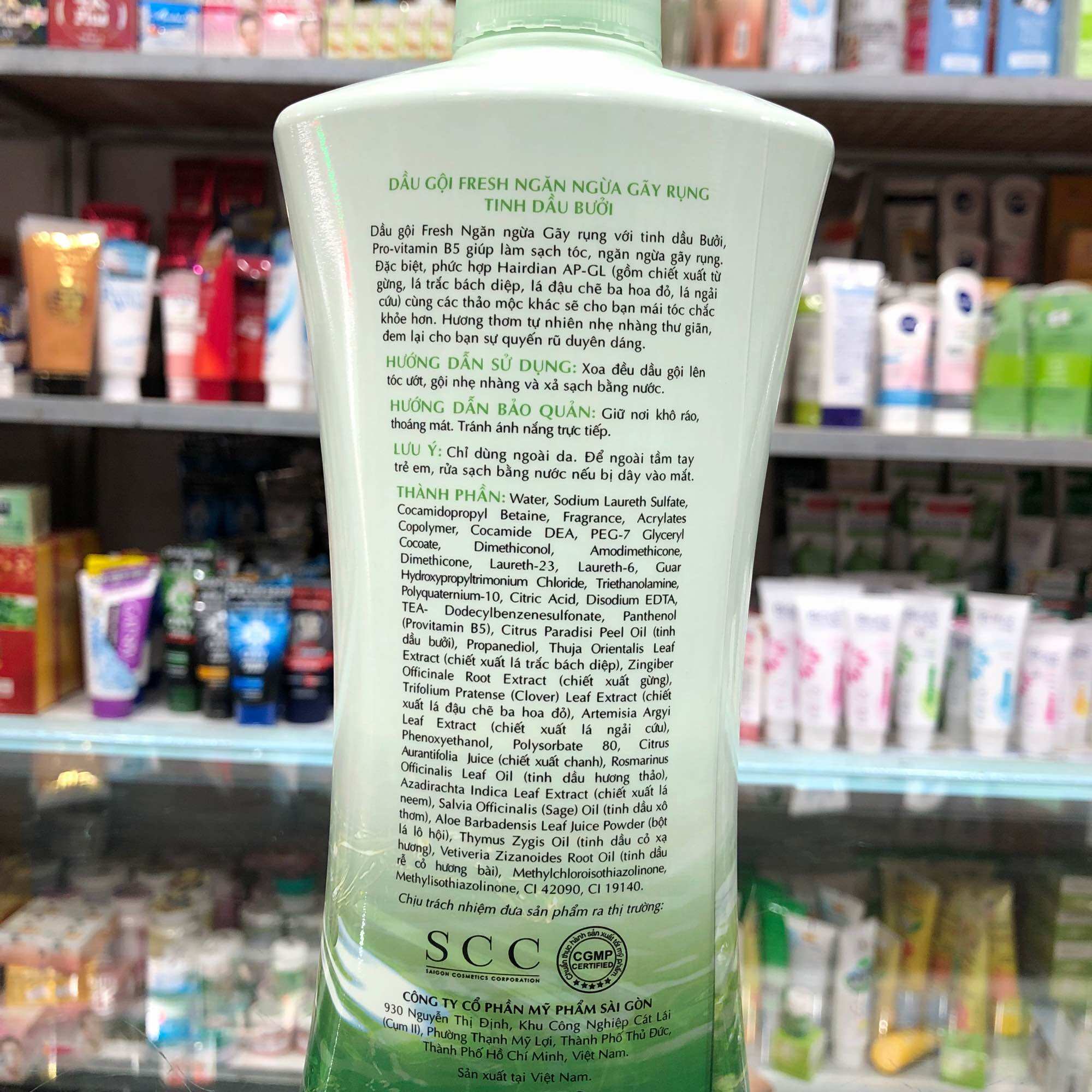 Dầu Gội Fresh Tinh Dầu Bưởi 650g