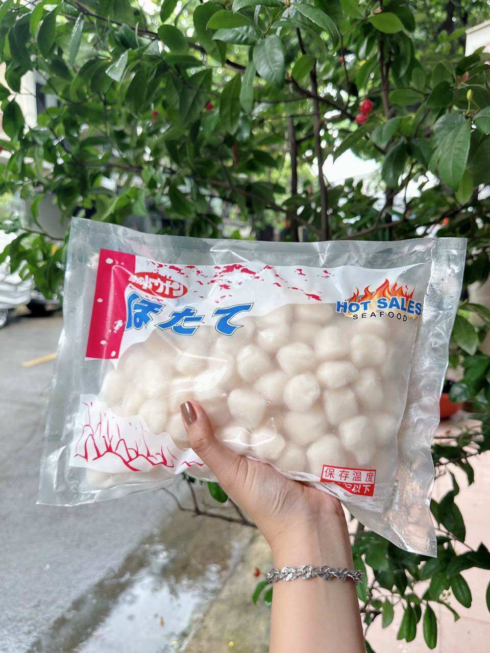 Cồi sò điệp nhật size 60-80 bịch 1kg