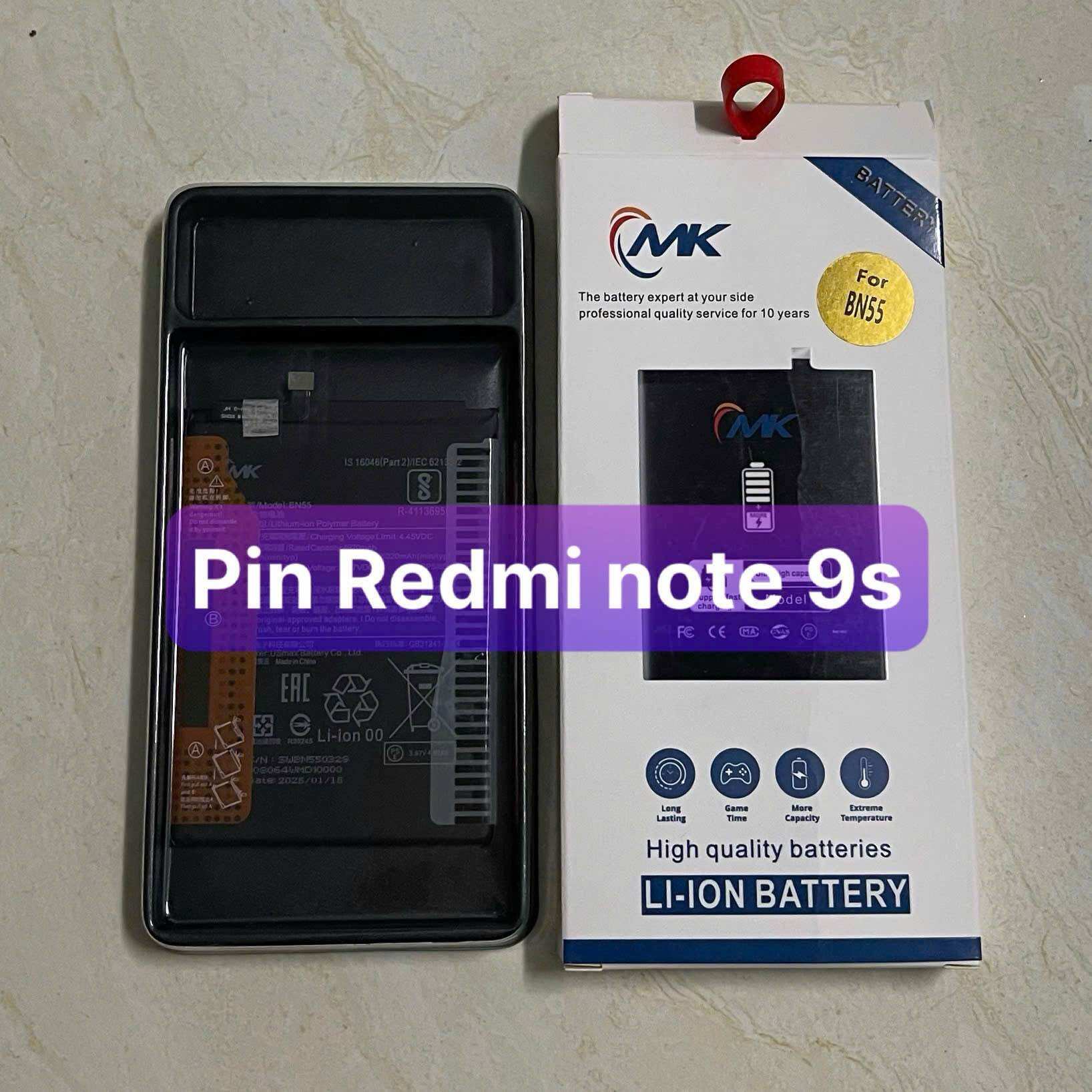 Pin Xiaomi Redmi Note 9S model BN55 (zin bảo hành 3 tháng)