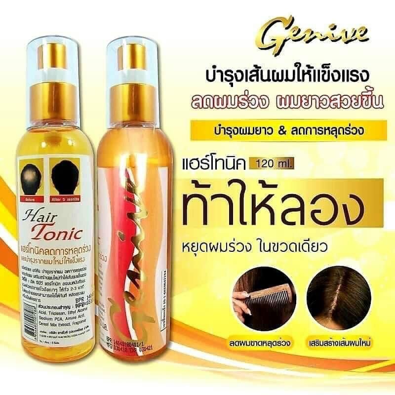 Chai xịt mọc tóc Genive Hair Tonic Thái Lan