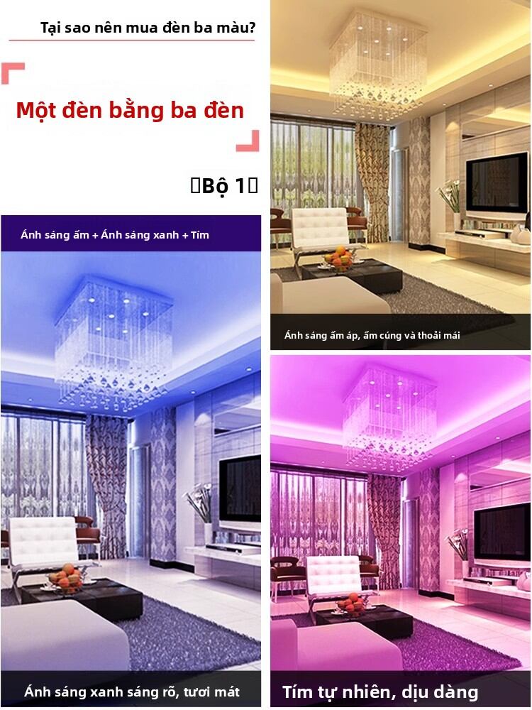 RUILUO | Dải Đèn LED Đổi Màu 220V