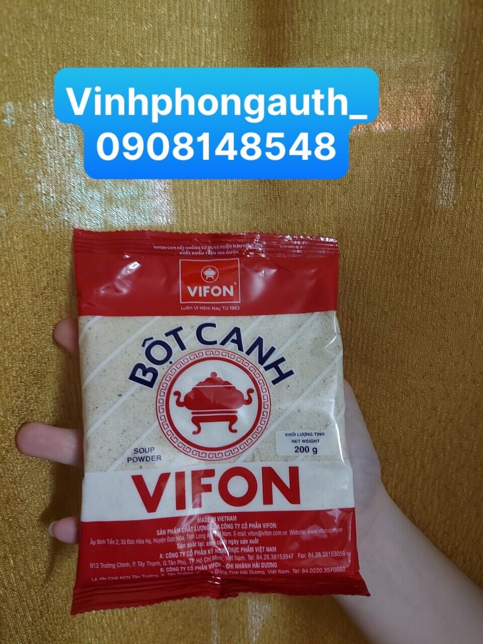 Combo 5 gói bột canh vifon 200gr