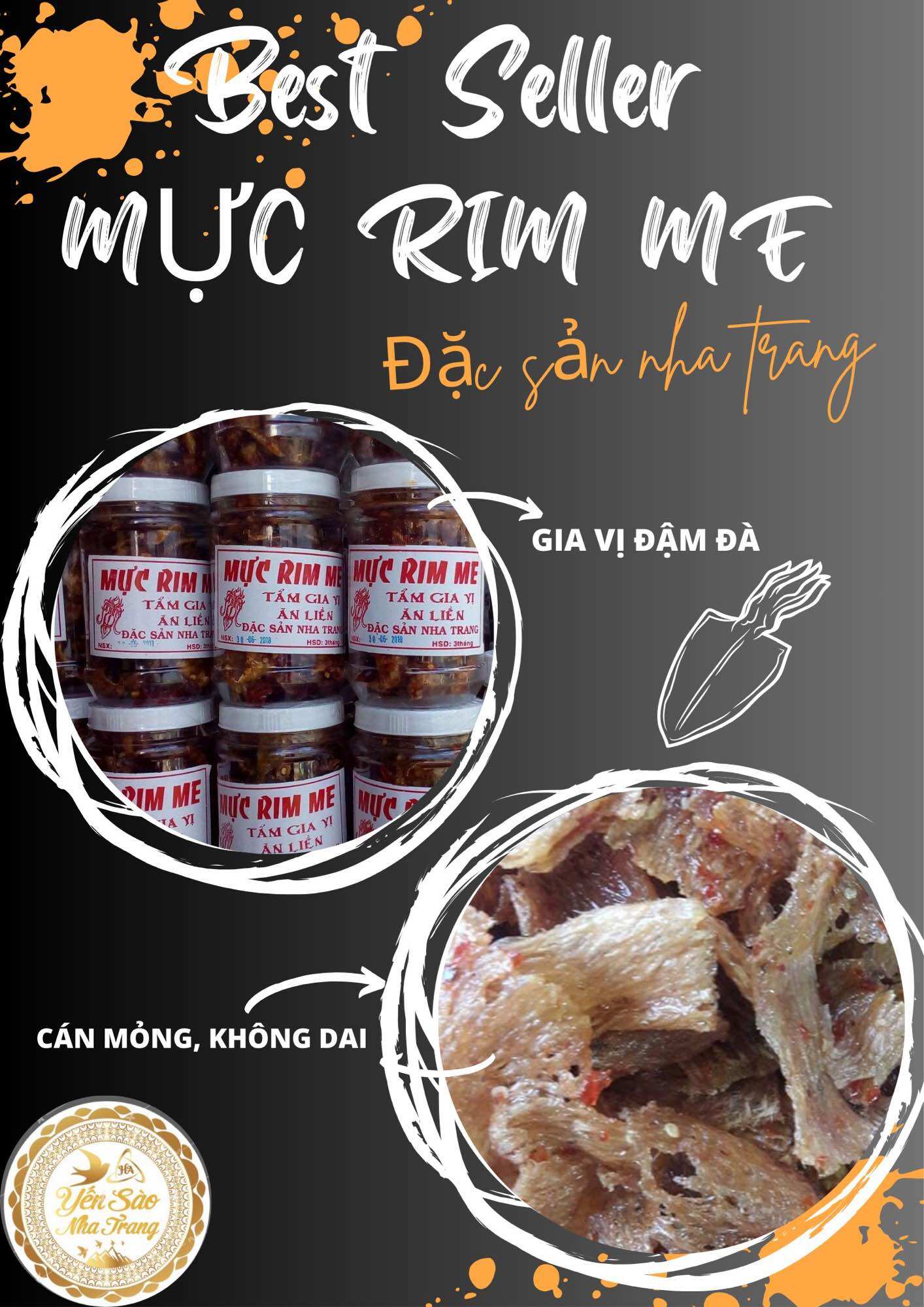Mực rim me loại 1