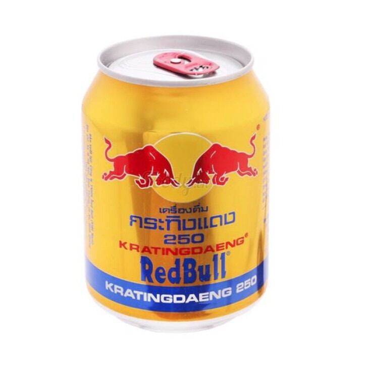 Lốc 6 lon bò húc Redbull 250ml Thái Lan