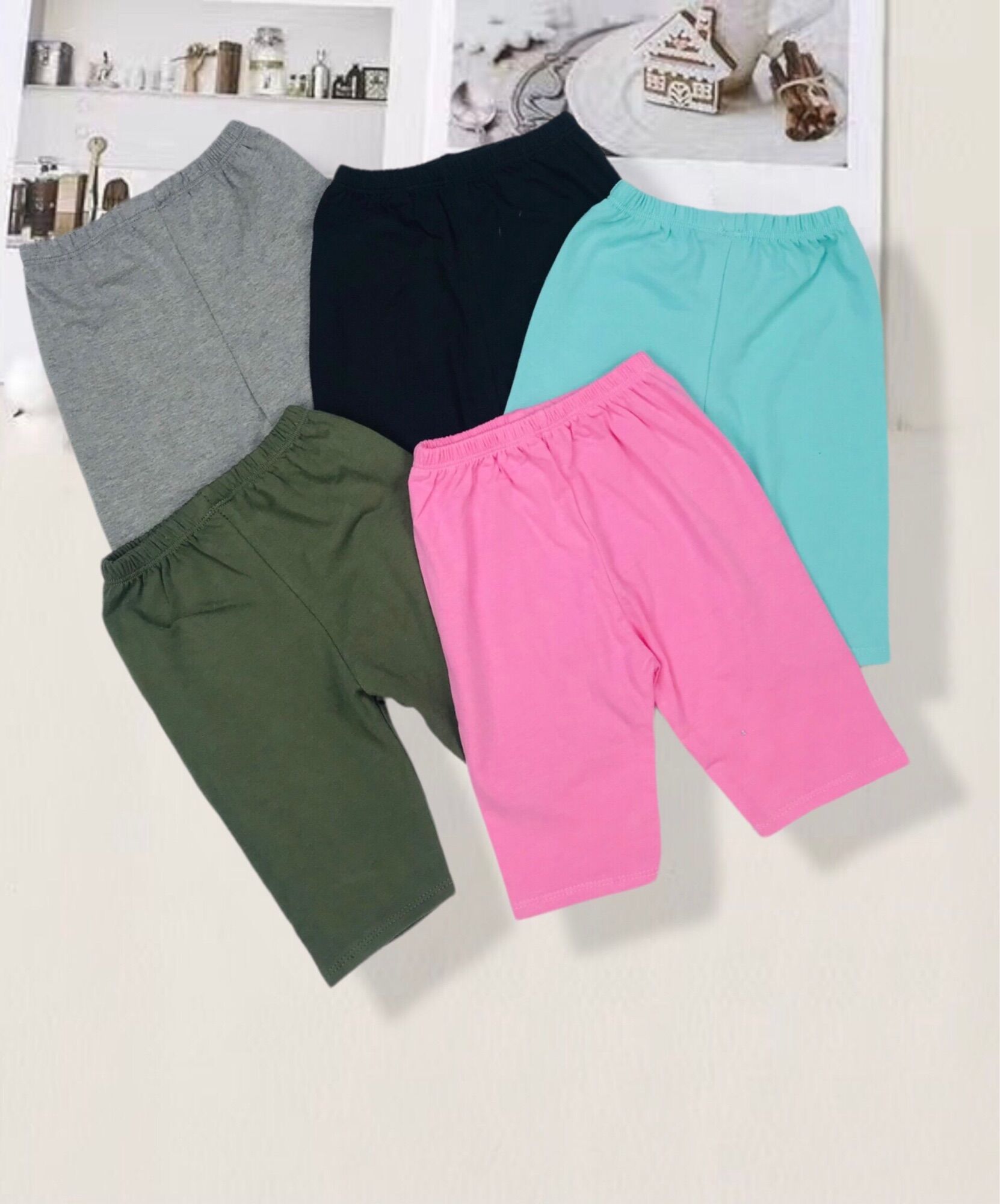Siêu phẩm quần legging lửng cho bé gái