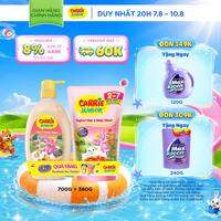 [TẶNG TÚI 380G] Sữa Tắm Gội Cho Bé Carrie Junior Hương Mơ Tây 700g