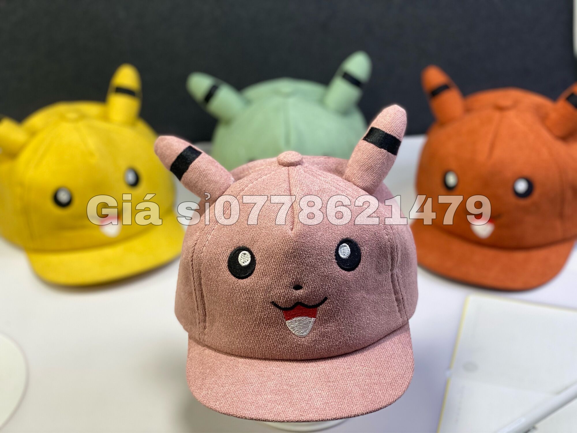 [HCM]Mũ trẻ em picachu dể thương 1tuổi đến 3tuổi