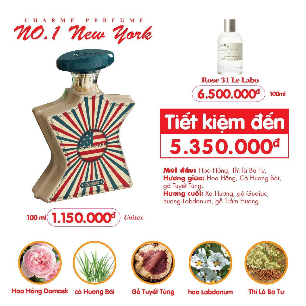 Nước hoa no1.new york 100ml