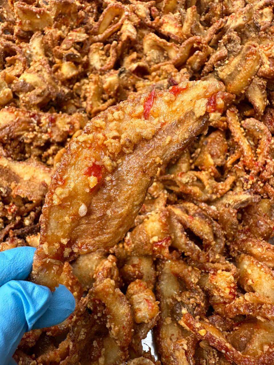 Ba rọi cháy tỏi giòn thơm ngon 250g/ 500g/ 1kg