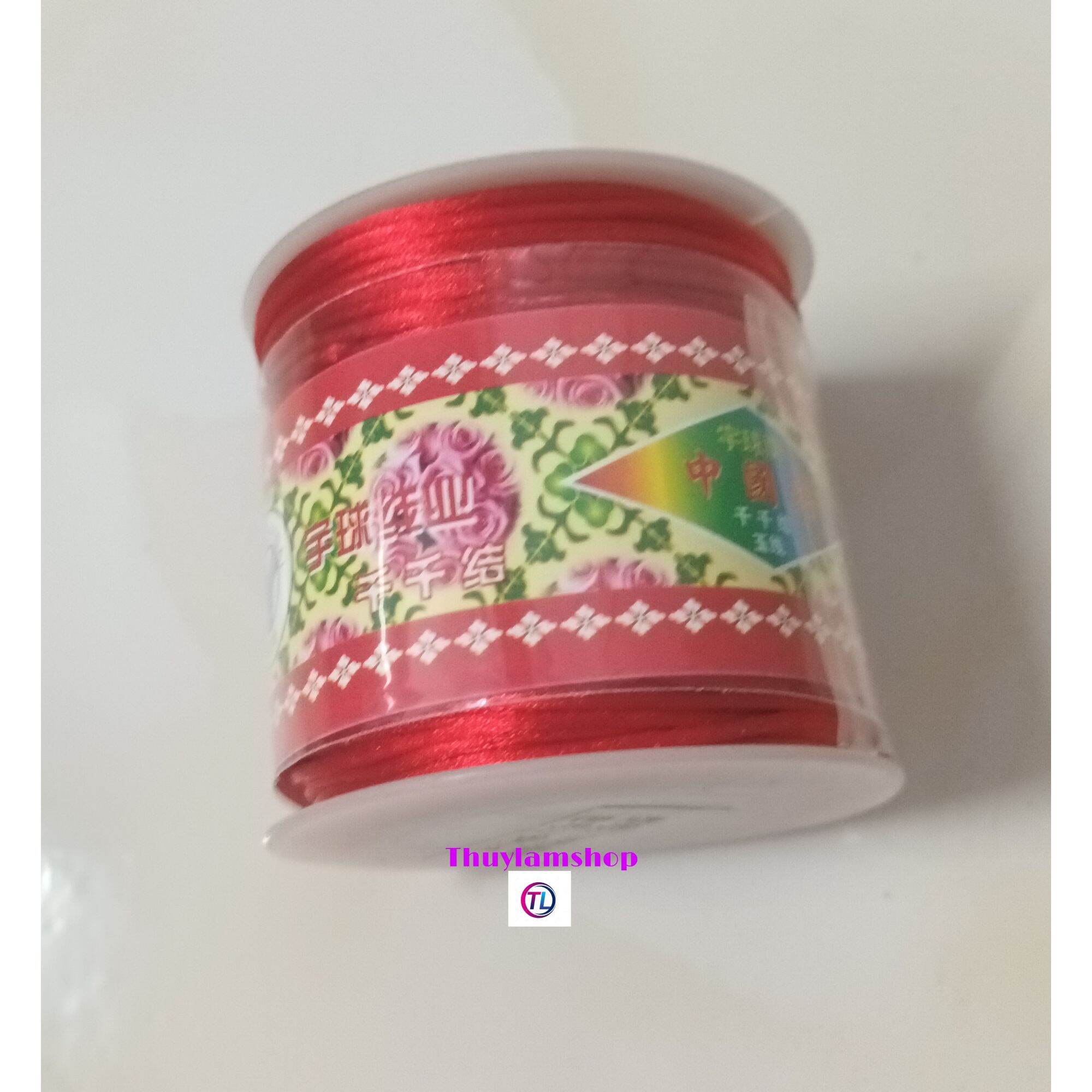 Cuộn dây tim 1.5mm dài 50m chất dù bóng làm handmade