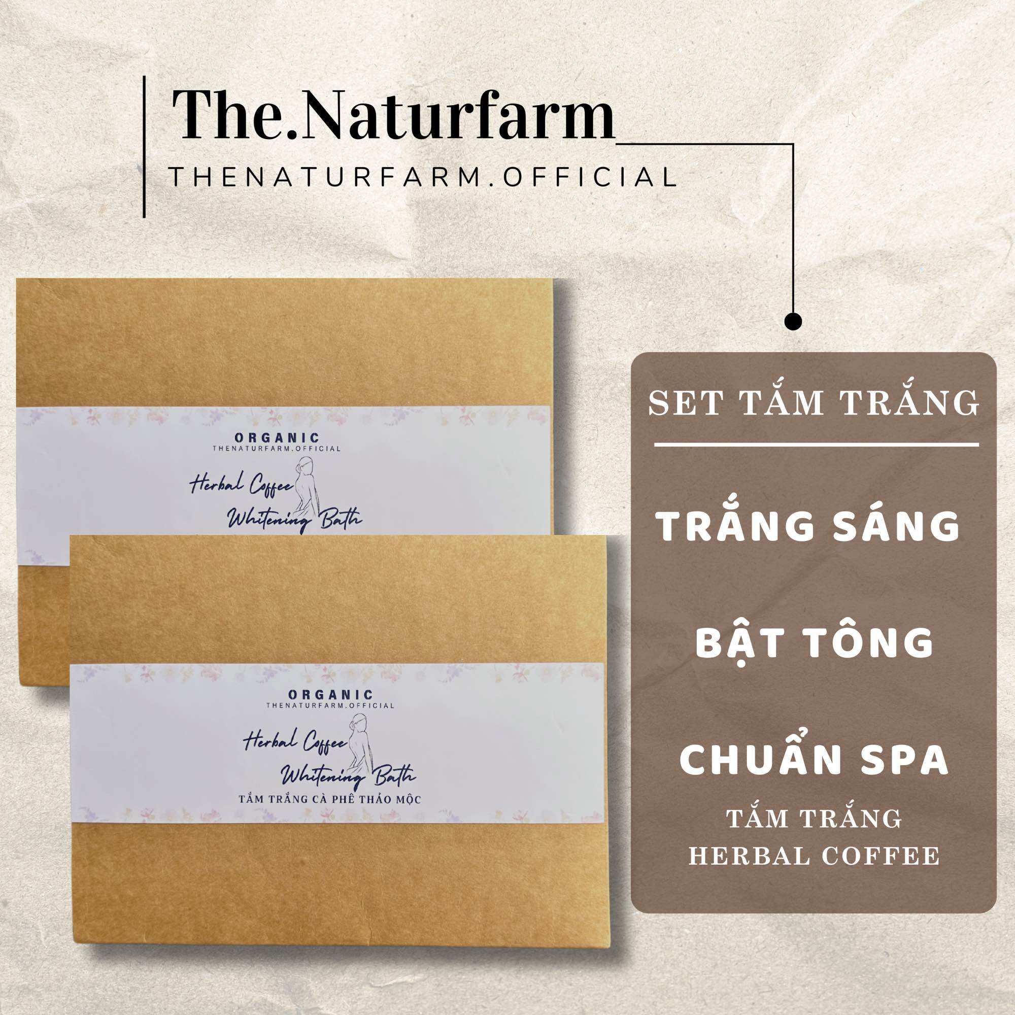 Set tắm trắng herbal coffee - công thức tắm trắng độc quyền tại spa