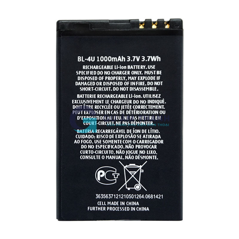 Pin cho Viettel V6216 (BL-4U) dung lượng 1000mAh Zin máy