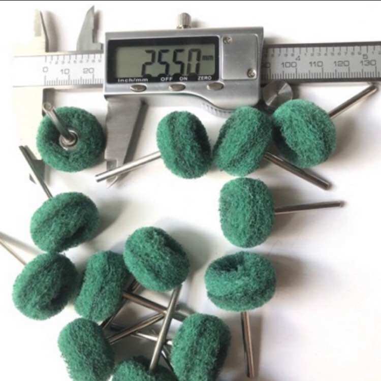 Chổi cước sợi rối đánh bóng 25mm  cán 2.35mm/3mm