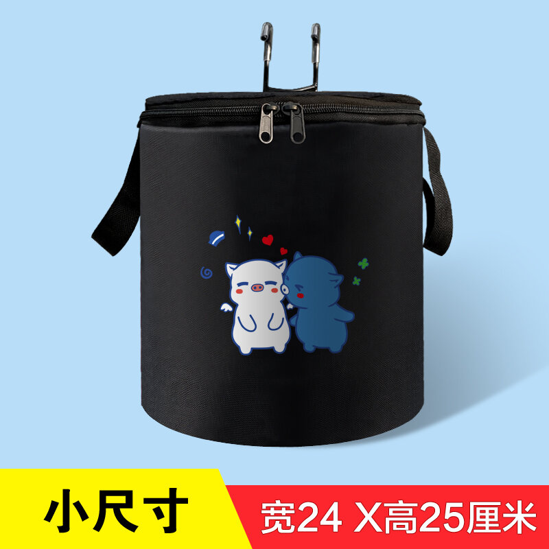 Giỏ xe đạp giỏ xe đạp thông dụng cho xe điện màu xanh lam phía trước giỏ treo xe gấp vải bố giỏ rau xe đạp