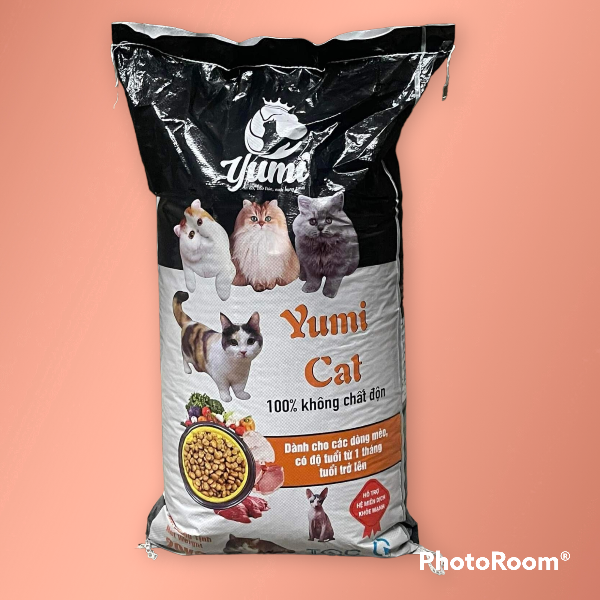 Thức ăn hạt mèo Yumi cats adult bao zip 5kg