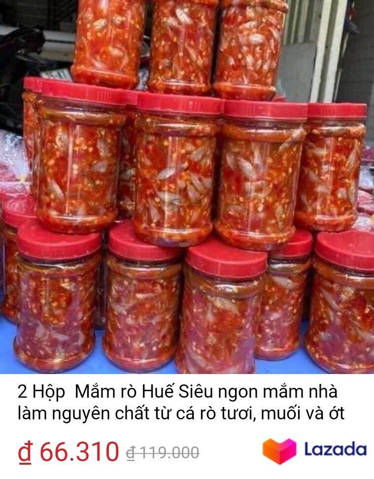 Mắm rò siêu thơm ngon 500gram(đặc sản Xứ Huế