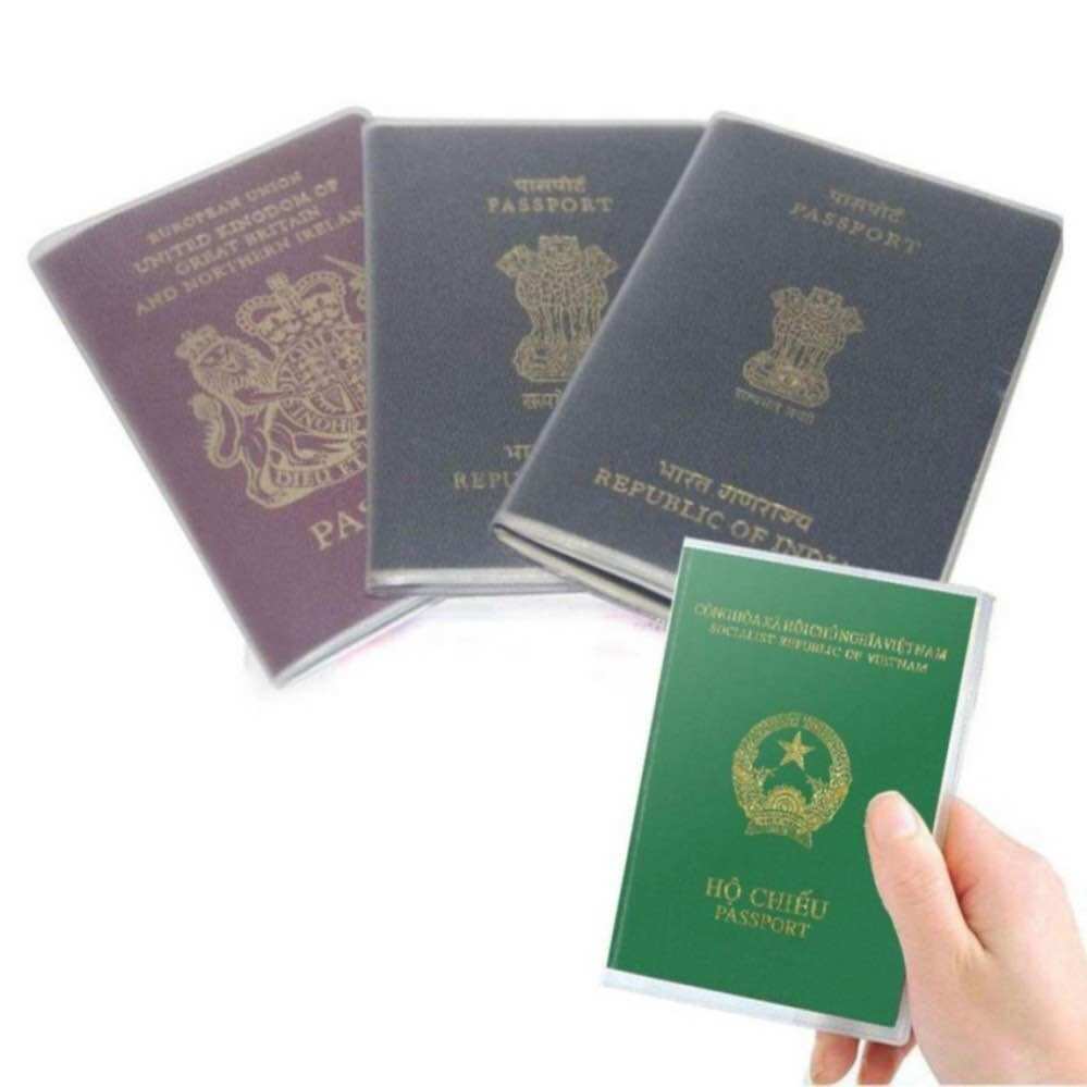 Vỏ Bọc Hộ Chiếu Passport Trong Suốt