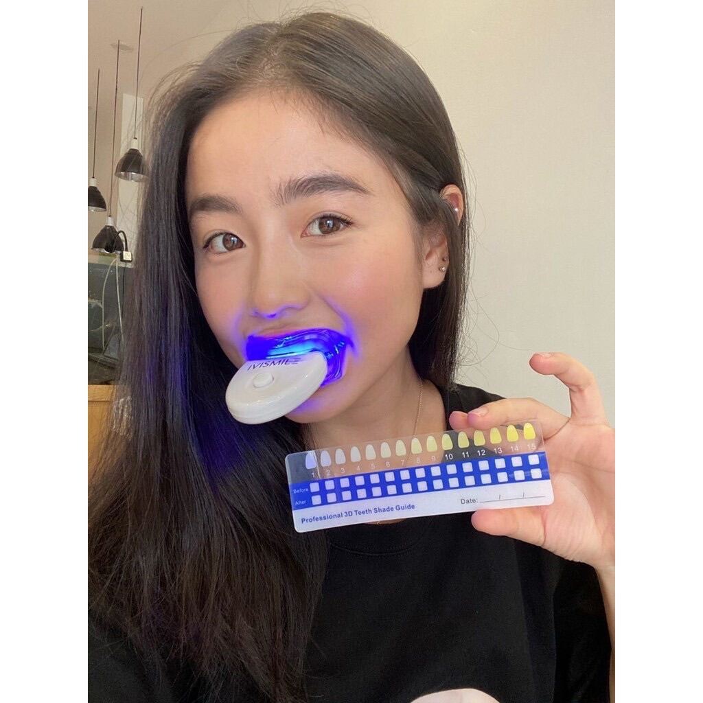 Máy tẩy trắng răng SmileKit làm trắng răng nhanh không ê buốt, an toàn cho sức khoẻ